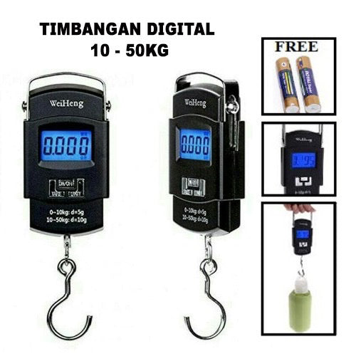 HR- Timbangan Digital dan Manual GANTUNG SMILE WH-08 50Kg  Manual 10Kg Electronic Buah Gantung