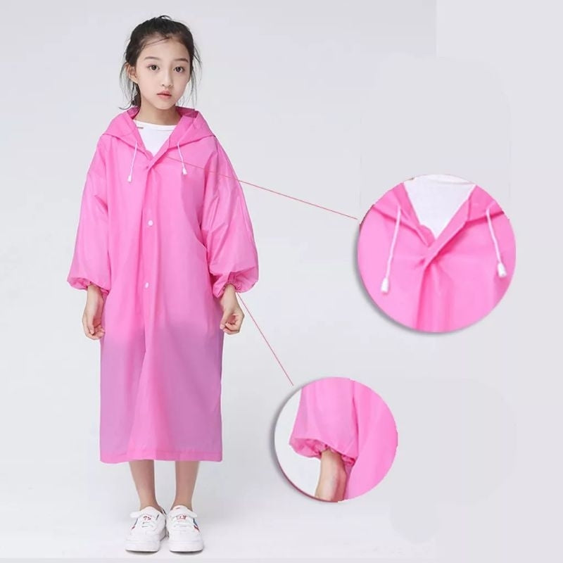 Pekanbaru Jas Hujan Anak Karakter Hoodie Murah Eva Ponco Lengan Polos