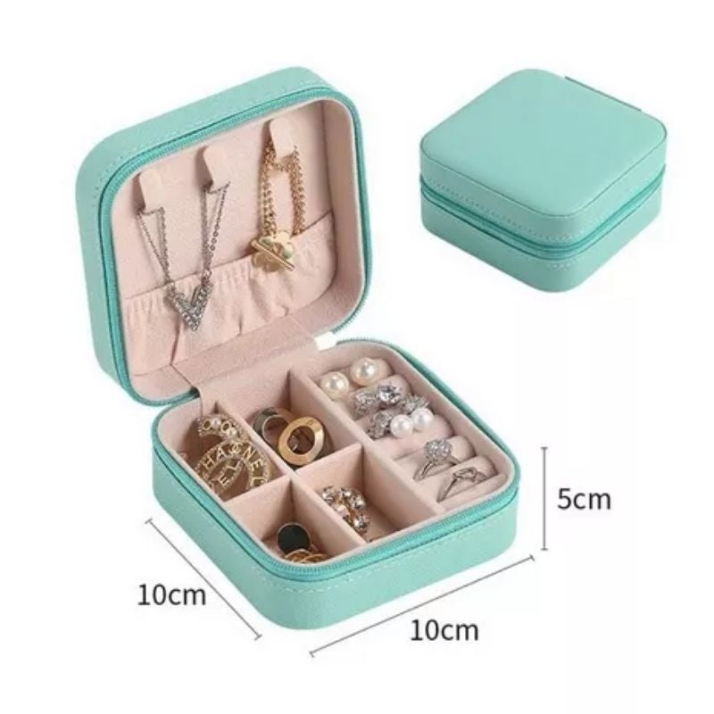 Pekanbaru Kotak Tempat Perhiasan Travel Jewelry Box Penyimpanan Anting Kalung Gelang Cincin