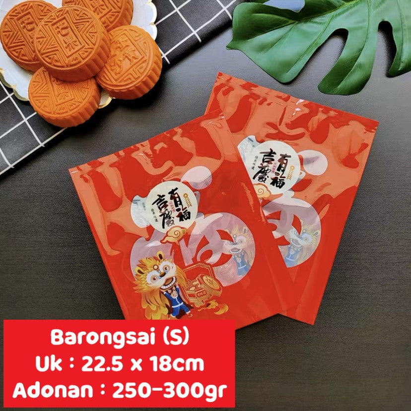 Pekanbaru Plastik Mooncake / Kue Bulan Non-Seal Ukuran Xl Per Pcs