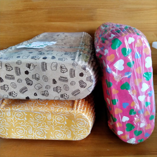 Pekanbaru Paper Cup For Bread / Kertas Alas Roti Bulat / Oval Motif Anti Lengket