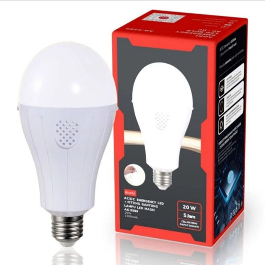 Pekanbaru Aoki Lampu Emergency Aoki Ac/Dc 20W Fitting On/Off Baterai