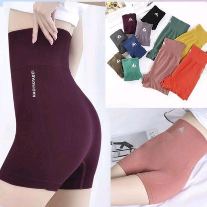 Pekanbaru Celana Legging Ketat Spandex High Waist Sepinggang Boxer Yoga Legging Sport Shot Sport