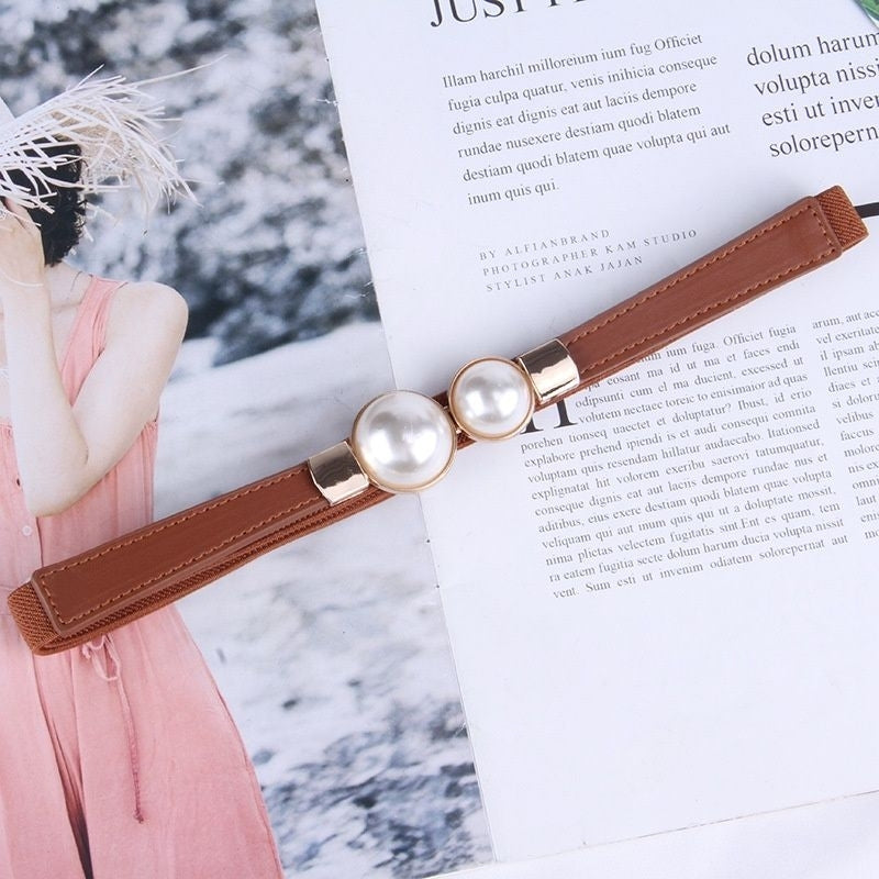 Pekanbaru Ikat Pinggang Gesper Belt Kecil Wanita Bahan Kulit Pu / Tali Pinggang Wanita / Gesper
