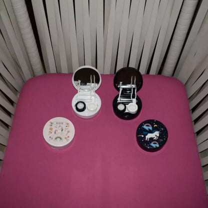 Pekanbaru Travelkit Tempat Softlens Bulat 2 In 1