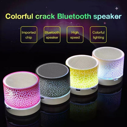 Pekanbaru Speaker Bluetooth Creck Effect ( Motif Retak ) Mini S-10 Lampu Led Super Bass