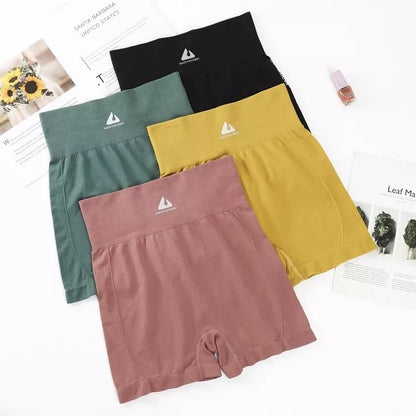 Pekanbaru Celana Legging Ketat Spandex High Waist Sepinggang Boxer Yoga Legging Sport Shot Sport