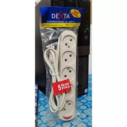Pekanbaru Stop Kontak Gepeng Sni 2/3/4 Lubang Panjang Kabel 3 Meter Ada