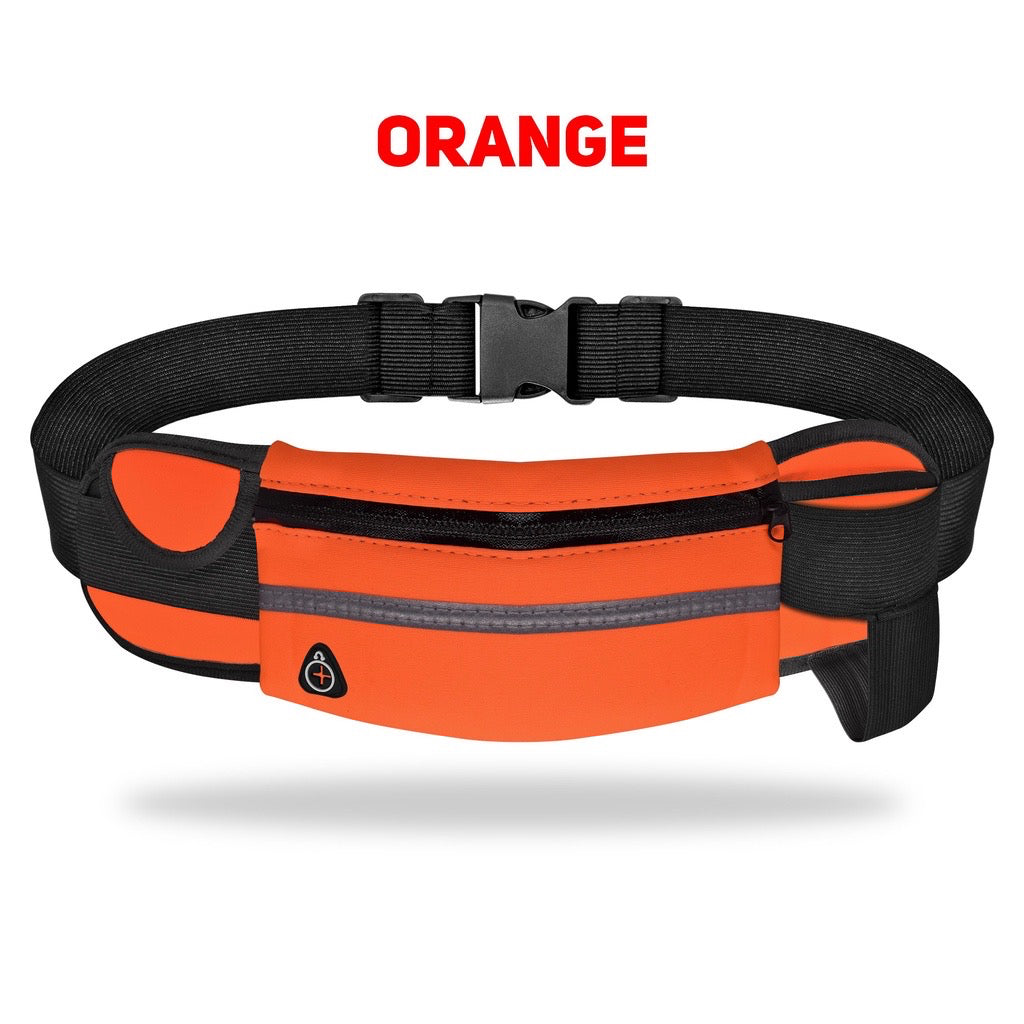 HR- Tas Ikat Pinggang Lari Water Proof 1 Kantung / Go Belt / Running Belt / Tas Sepeda / Outdoor