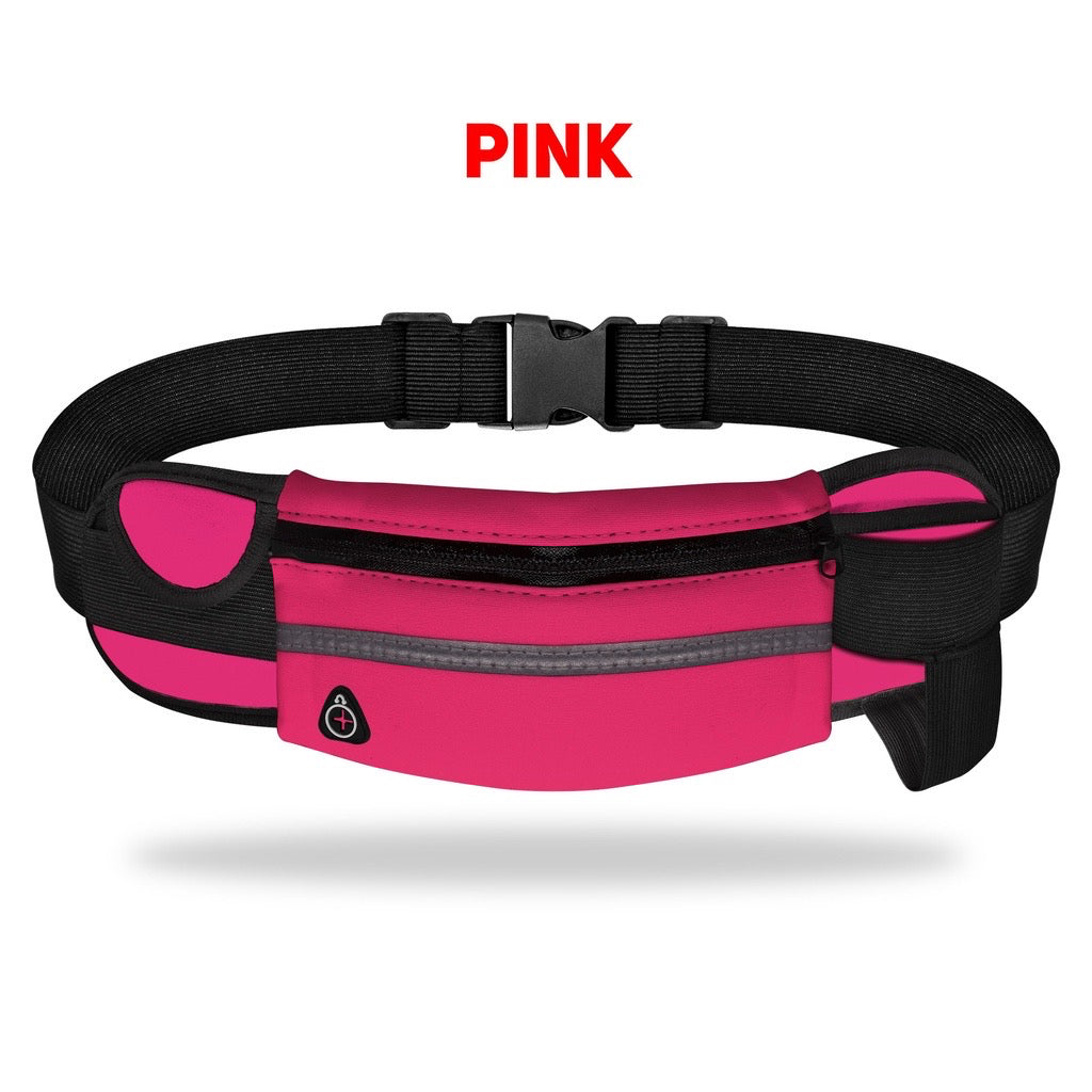 HR- Tas Ikat Pinggang Lari Water Proof 1 Kantung / Go Belt / Running Belt / Tas Sepeda / Outdoor