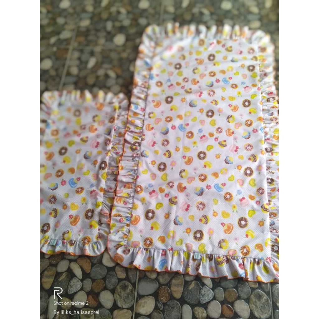 Sarung Bantal Cinta Katun Ukuran 45 x 95 cm Sarung Bantal Imut 28 x 56 cm Home Made