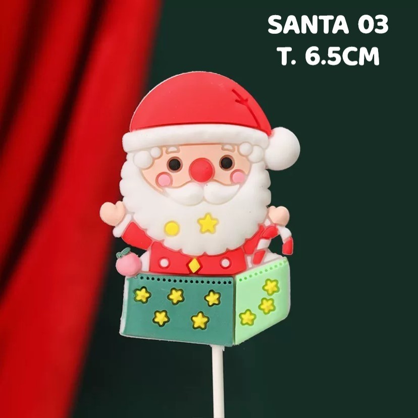 Pekanbaru Christmas Mini Topper / Topper Kue Natal Mini