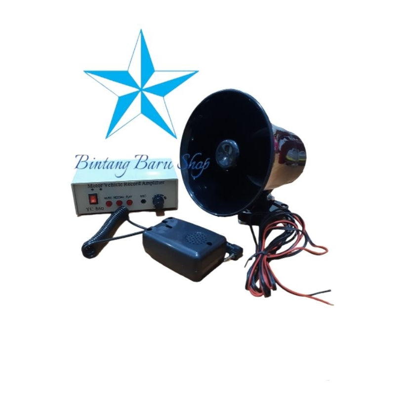Pekanbaru Megaphone / Toa Fleco Multifungsi Yc-860 / Pengeras Suara / Toa Untuk Motor Dengan Ampli