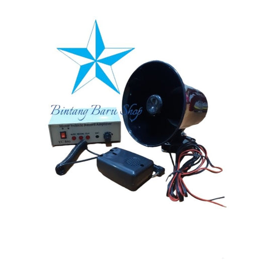 Pekanbaru Megaphone / Toa Fleco Multifungsi Yc-860 / Pengeras Suara / Toa Untuk Motor Dengan Ampli