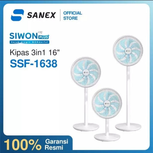 Pekanbaru Sanex - Kipas Angin Sanex Siwon Plus Ssf-1638 Dan Ssf-1638 R 16 Inch / Stand Fan Sanex