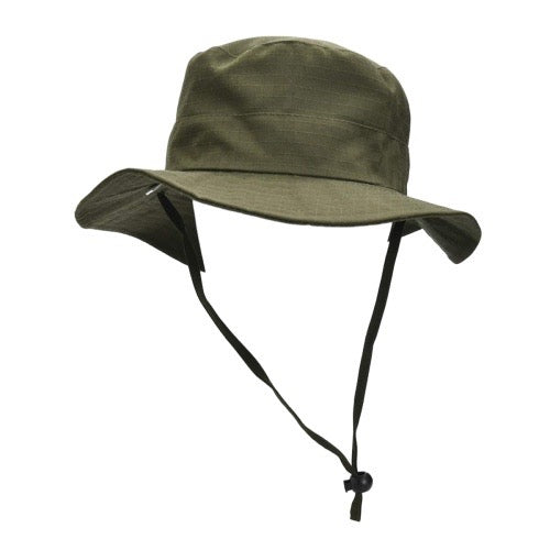 HR-Topi Rimba Gunung Tactical Hiking Outdoor Pria Wanita Dewasa Bahan Drill Anti Panas UV Topi Gunung