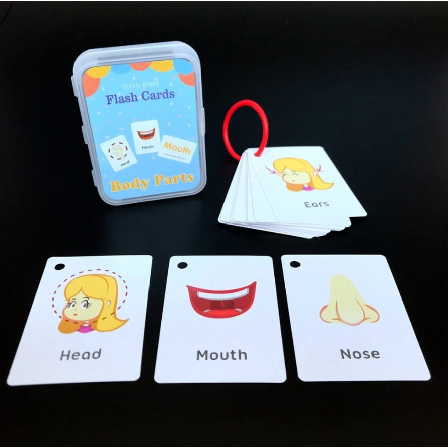 [IA] Flash Card Edukasi Anak Mainan Edukasi Anak Kartu Pintar Balita Flash Card Bahasa Inggris