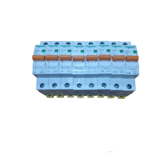 Pekanbaru Mcb Schneider Domae 2A 4A 6A 10A 16A 20A 25A 32A Original Warna Oren