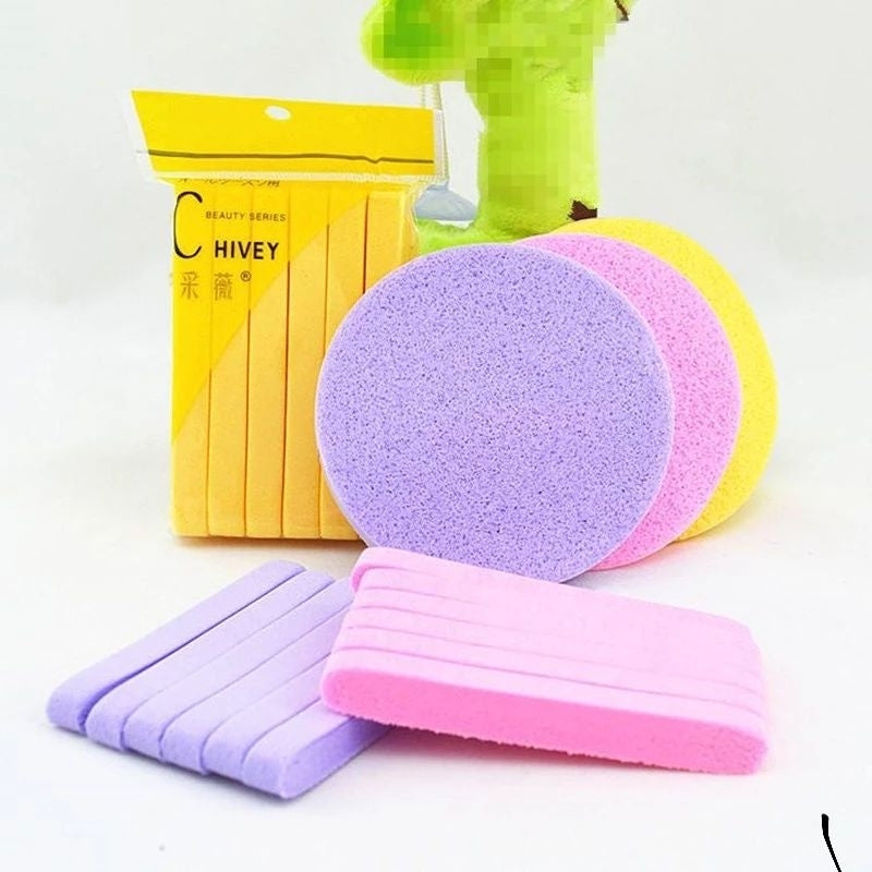 Pekanbaru (Isi 7) Sponge Kentang Facial Spons Facial Stick Spons Cuci Muka Spons Special