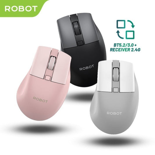 Pekanbaru Robot M355 Mouse Wireless Silent Click Mouse Bluetooth