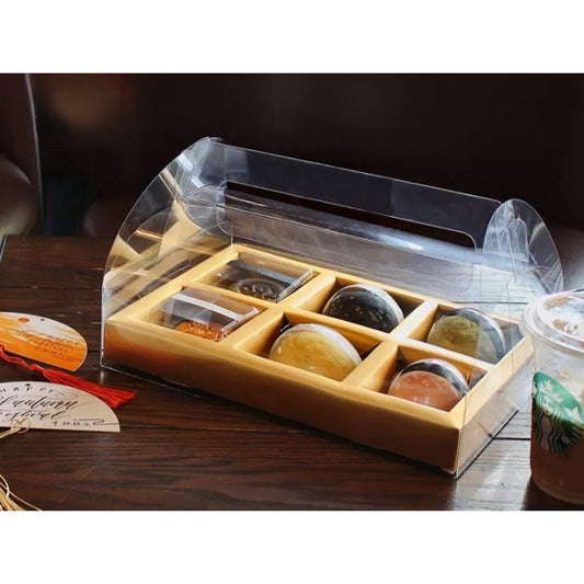 Pekanbaru Mooncake Hampers Box / Kotak Kue Bulan / Kotak Mika Gable Sekat