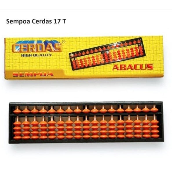 Cerdas Sempoa 13&17 Tiang Abacus 13&17 Tiang Alat Hitung Sekolah Matematika Perlengkapan Sekolah
