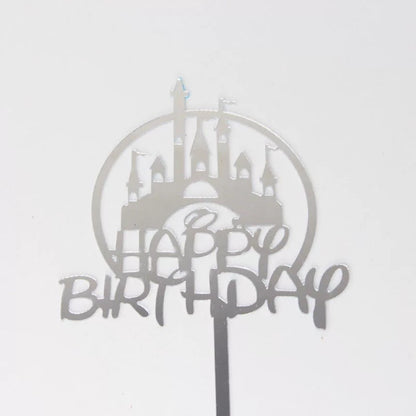 Pekanbaru Cake Topper Akrilik Happy Birthday / Mother'S Day / Father'S Day Ukuran Besar (Instan Only)