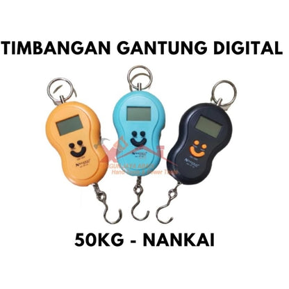 Pekanbaru Timbangan Koper/Tas Timbangan Gantung Digital 50Kg / Timbangan Digital / Timbangan Koper /Travel /Timbangan Traveling