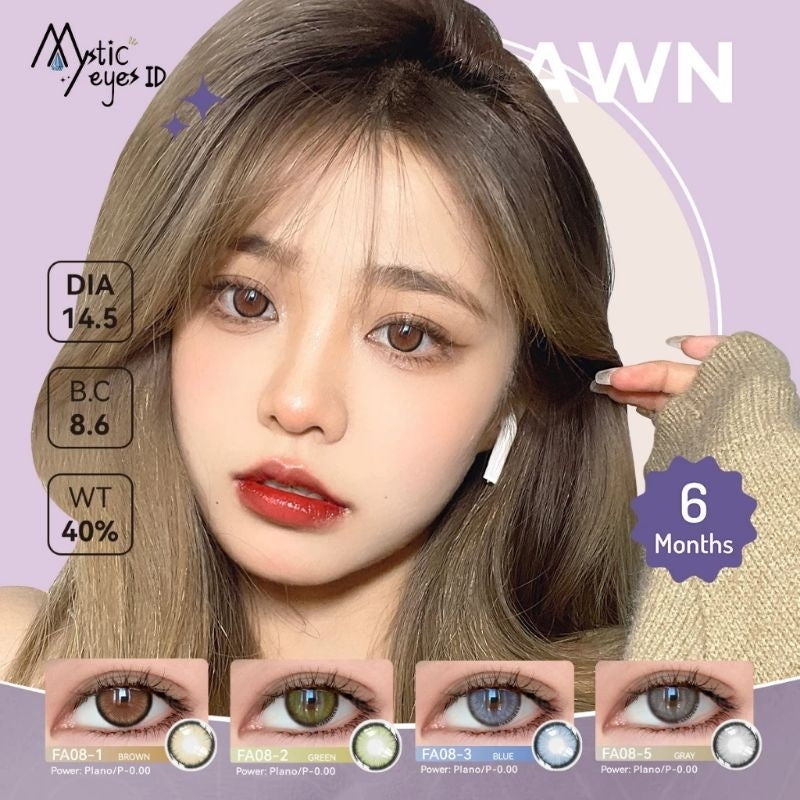 Pekanbaru Softlens Dawn By Mysticeyes 14.5Mm Normal Minus /Kacamata Minus Mines Soflents Kontaklens