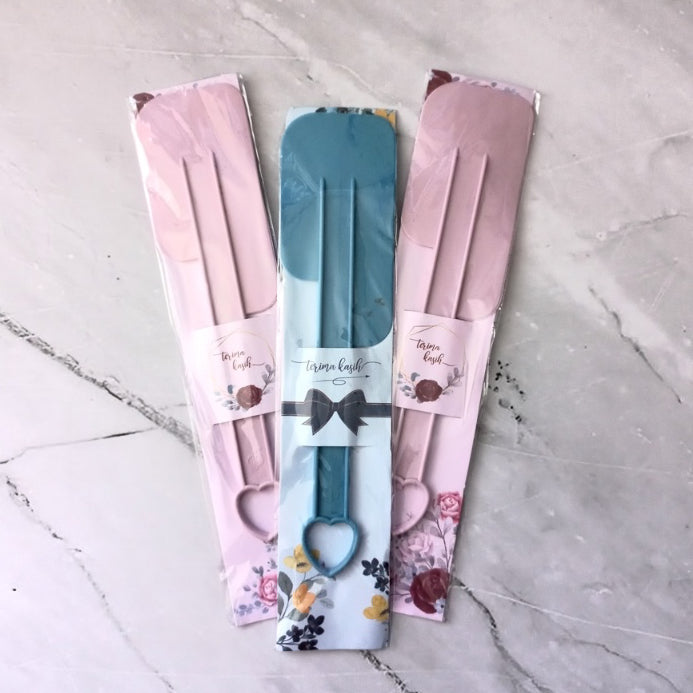 100 PCS SOUVENIR SPATULA Sodet Solet Kemasan Plastik Sovenir Pernikahan Acara