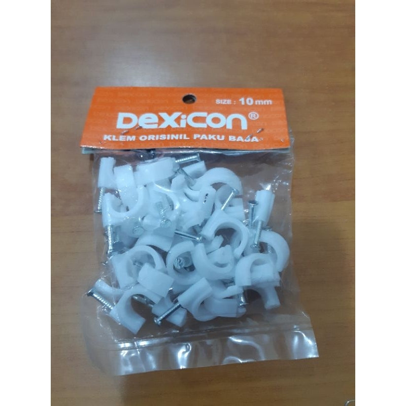 Pekanbaru Klip Kabel Klem Kabel Dexicon Paku Beton 6Mm 7Mm 8Mm 9Mm 10Mm Murah