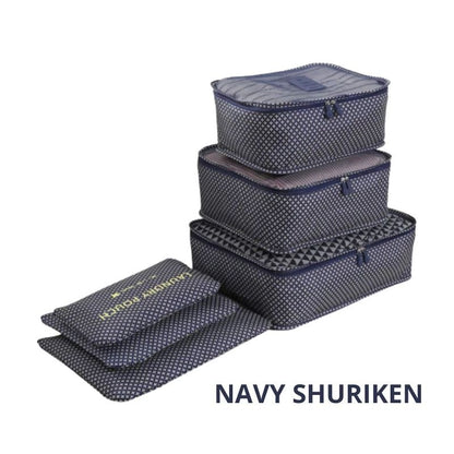 Pekanbaru Travel 6 In 1 Bag Set Storage Organizer Koper / Tas