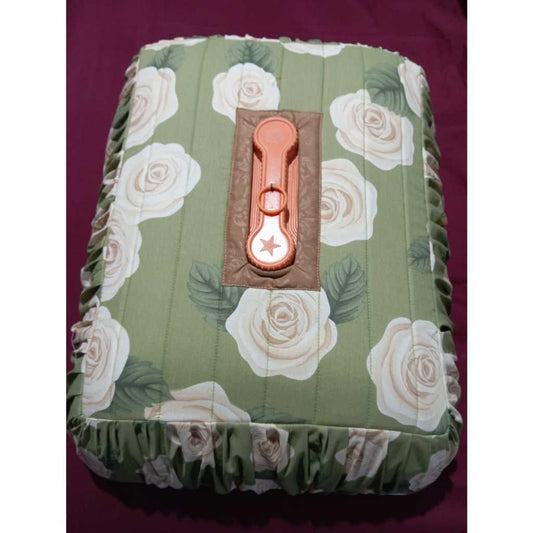 Pekanbaru Sarung Tudung Saji Petak Homemade Rimpel dan non Rimpel/Biasa UK 47*62 cm