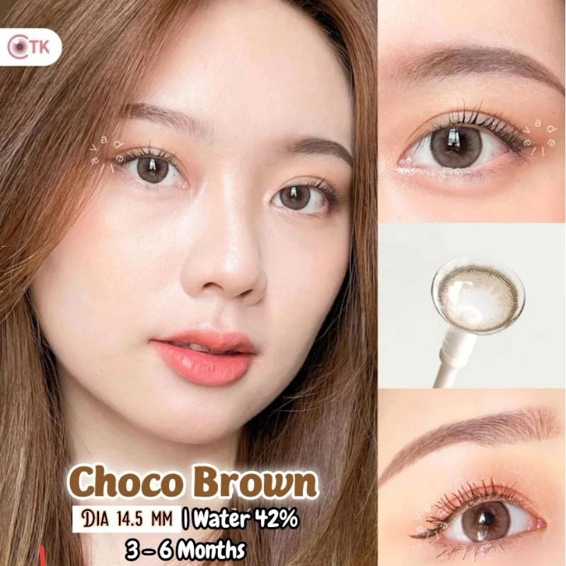 Pekanbaru Softlens Recipe Dia 14.5Mm Normal & Minus Grey Brown Blue (-0.50 S/D -6.00) Gray Ctk