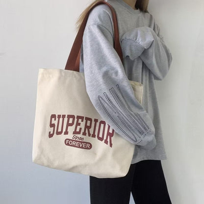 Pekanbaru Tote Bag Tas Samping Kanvas Totebag  Karakter Kartun Lucu Wanita Fashion