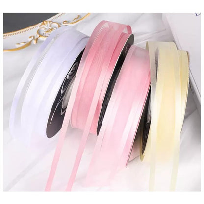 Pekanbaru Pita Sifon Polos List Satin Warna Warni Per Meter