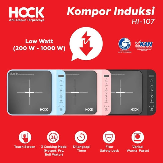 Pekanbaru Kompor Induksi Hock Hi-107 / Kompor Hock Induksi Hi 107 Pastel Series / Kompor Listrik Hock