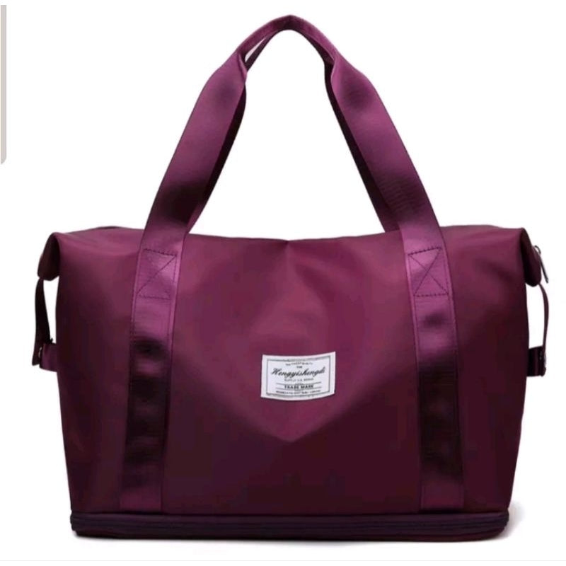 Pekanbaru Travel Bag Duffle Bisa Lipat/ Tas Travel Gym Bag Tas Fitness Waterproof