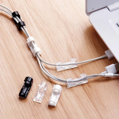 Pekanbaru Klip Kabel Organizer 20Pcs Cable Clip Per Pack Pengikat Perapih Kabel
