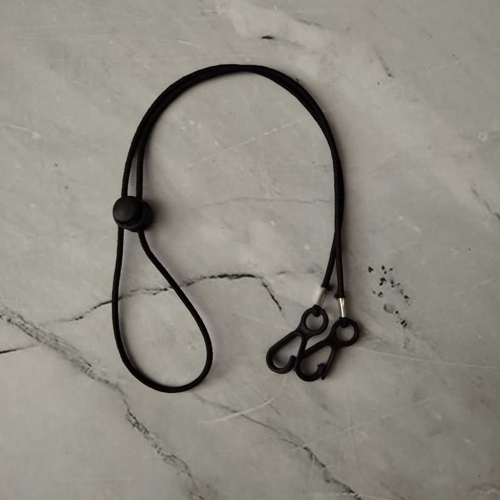 [YL] Strap Masker 2 in 1/ Kalung Masker / Kalung Gantungan Masker Multifungsi Bisa dipakai utk Hijab / Strap Masker Pita/Kalung Masker Hijab 2 in 1 Stap Masker Elastis Konektor Masker Boba