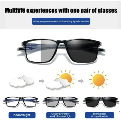 Pekanbaru Kacamata Sport Photochromic Anti Radiasi Ultralight Tr90 Kacamata Fashion