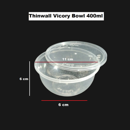 Pekanbaru Victory Thinwall Round & Bowl Per Pack