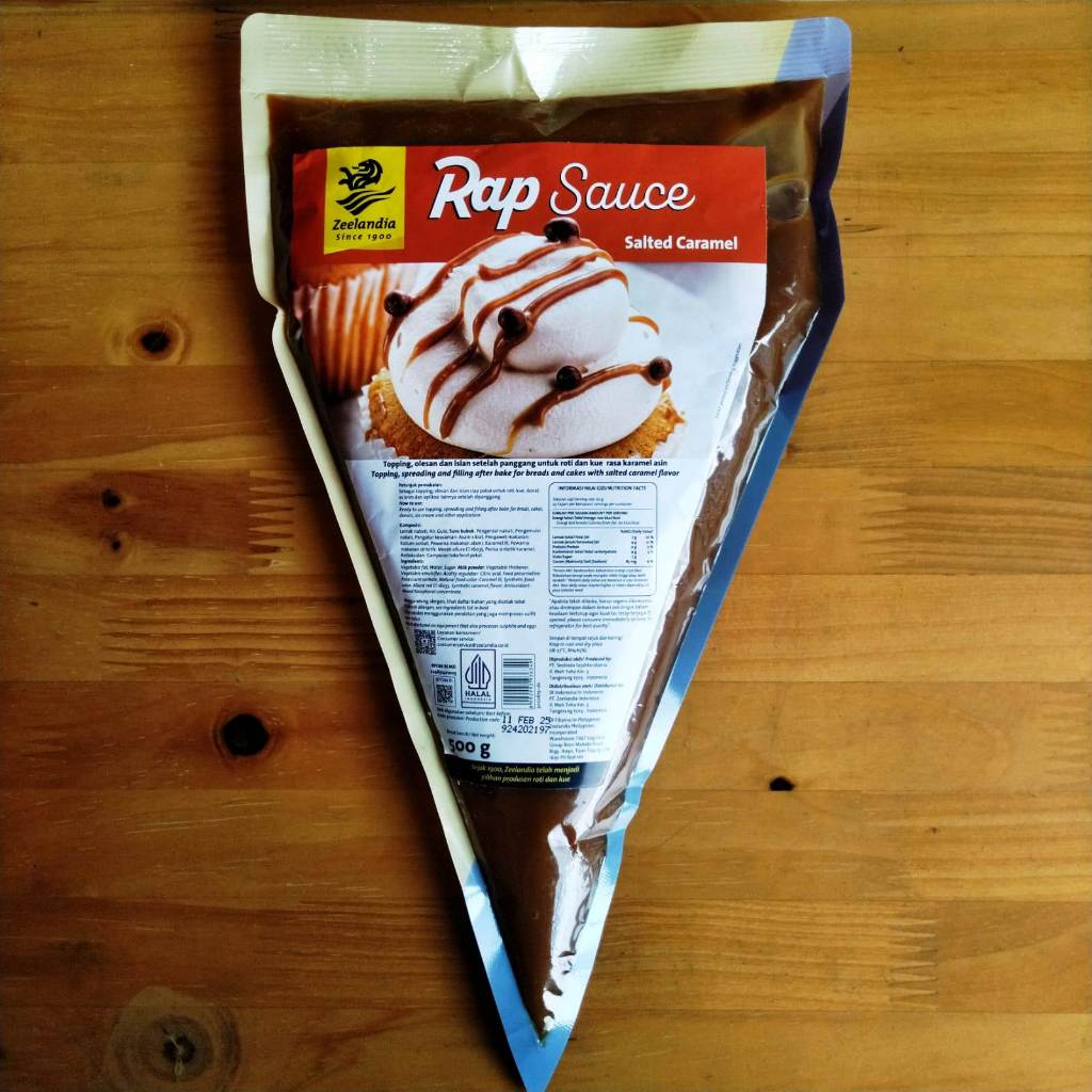 Pekanbaru Zeelandia Rap Sauce Salted Caramel / Saus Caramel Asin 500Gr
