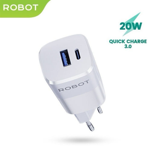 Pekanbaru Robot Rt-F7 Charger Android/ Iphone 20W Fast Charging Qc3.0 + Pd20W