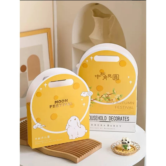 Pekanbaru Mooncake Box Hampers / Kotak Kue Bulan Handle Isi 6