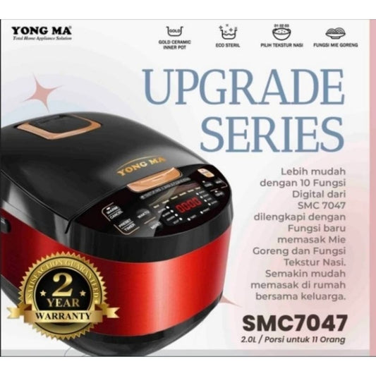 Pekanbaru Magic Com Yong Ma Digital Smc-7047 / Rice Cooker Yong Ma Smc7047 Digital 2 Liter
