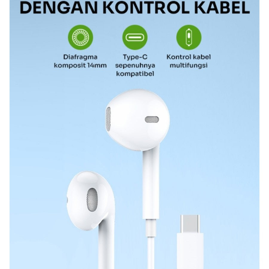 Pekanbaru Earphone Robot Rec10 / Rec 10 / Rec-10 (Type C)