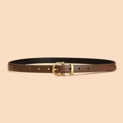 Pekanbaru Ikat Pinggang Gesper Belt Kecil Wanita Bahan Kulit Pu / Tali Pinggang Wanita / Gesper