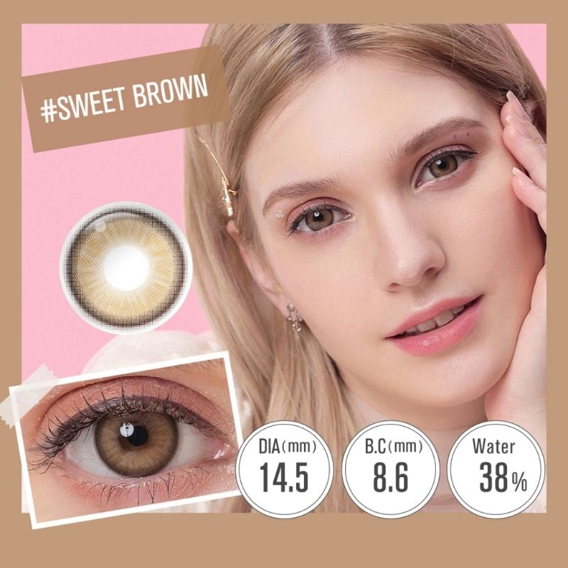 Pekanbaru Softlens Magister Roze Normal  Minus (-1.00 S/D -6.00)  Lensa Kontak Warna Korea Bestseller Diameter 14Mm