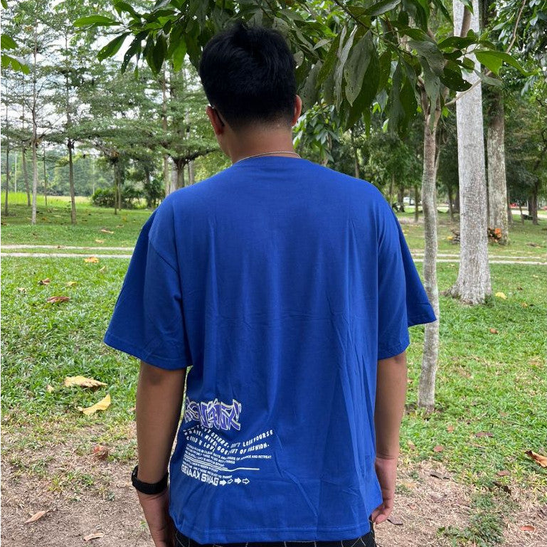 [littlecrab] Kaos Oversize Kantong Tas Kaus Gambar 3d Waistbag Baju Serbaguna Motif Swag Genanx Tshirt With Bag